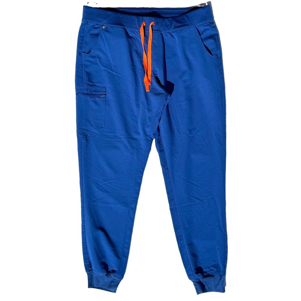 Figs Zamora Jogger Scrub Pants Womens XXL Tall Winning Blue